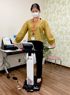 体成分分析の様子